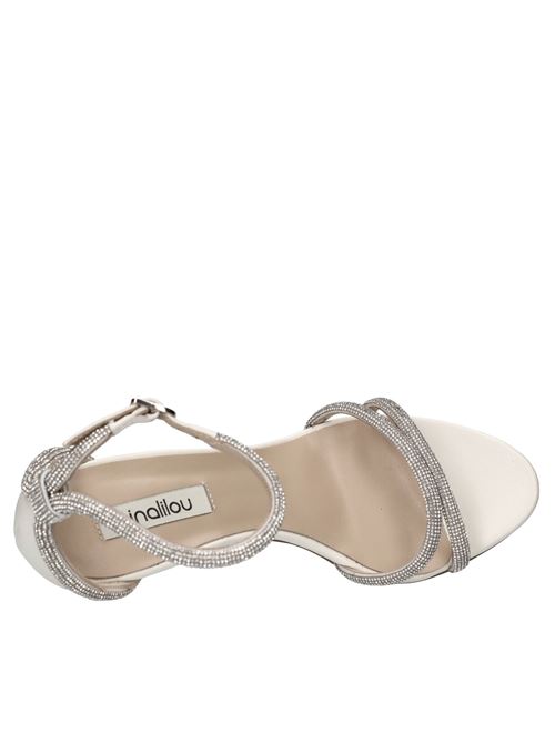 Sandali in pelle e microstrass NINALILOU | 301006L9 AVORIOAVORIO